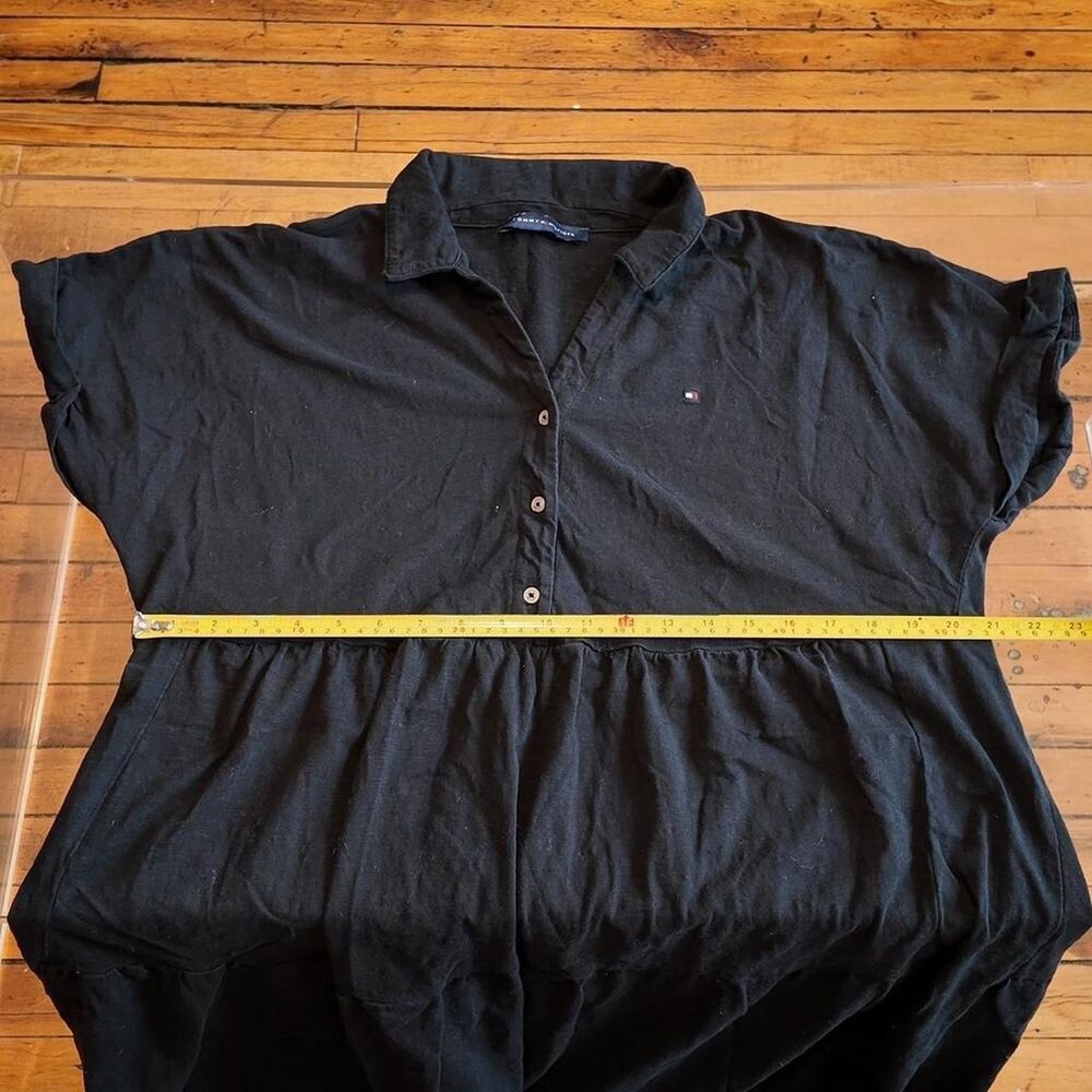 Tommy Hilfiger tiered polo shirt dress black - Picture 6 of 8